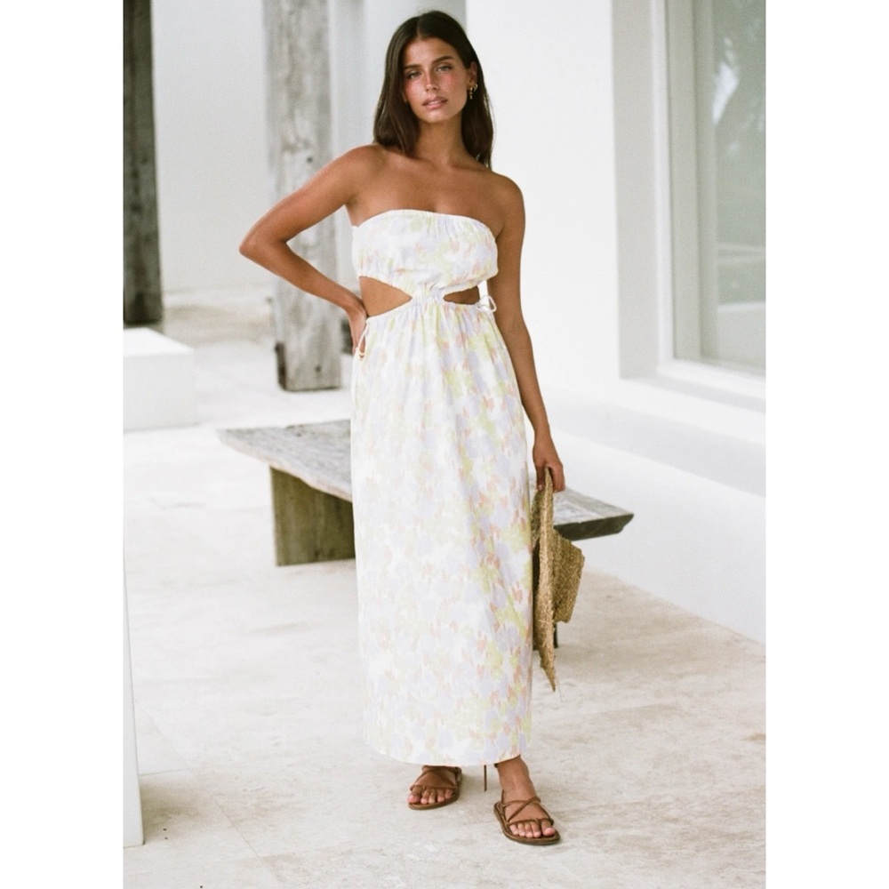 Sabo Skirt Vella Cutout Midi Dress